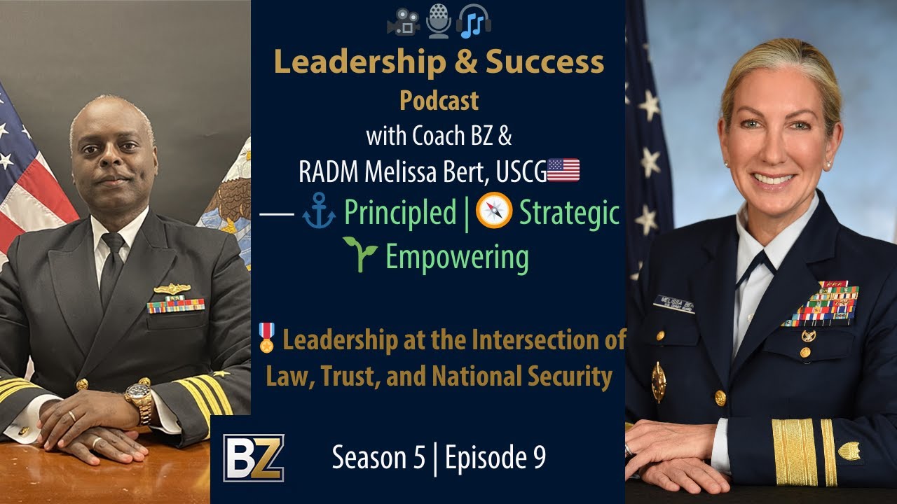 S5:E9🎙️ LIVE with RADM Melissa Bert, U.S. Coast Guard (Ret.)