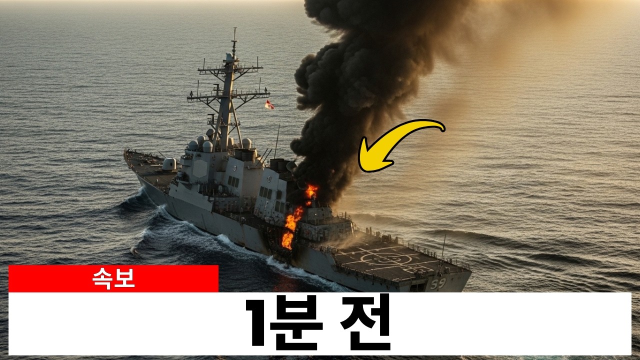 불타는 전함이 미끼? 미 해군이 보여준 완벽한 매복 작전 (가상 시나리오)