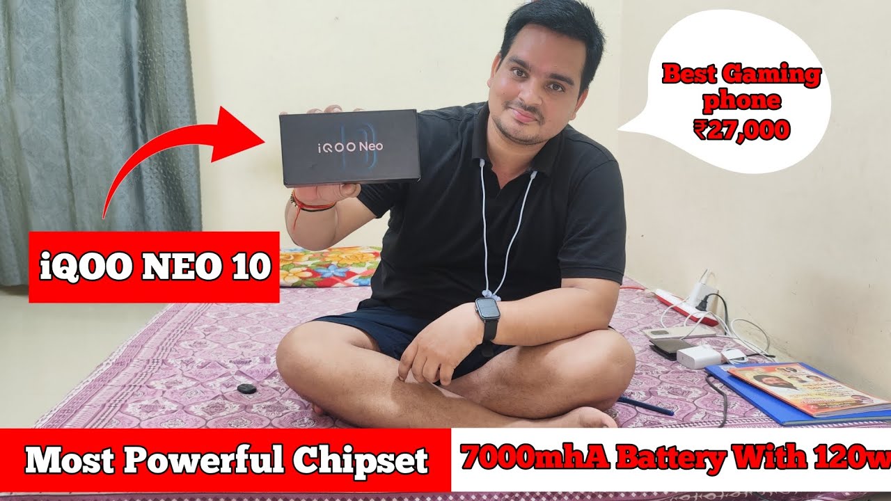 Видео распаковки Iqoo neo 10|| Самый мощный чипсет|Аккумулятор 7000 мАчА #iqoo #iqooneo10