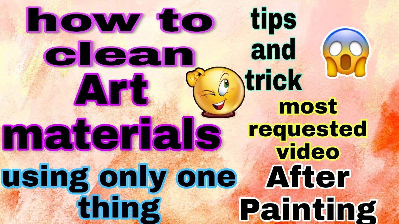 how to clean art material|After painting|Don't miss this video|useful|malyalam|Juwal's sweet world|