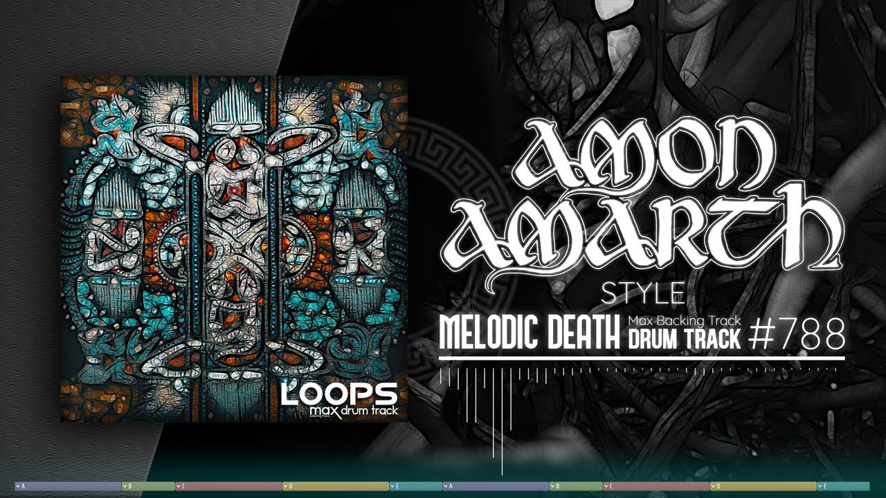 Melodic Death Metal Drum Track / Amon Amarth Style / 130 bpm