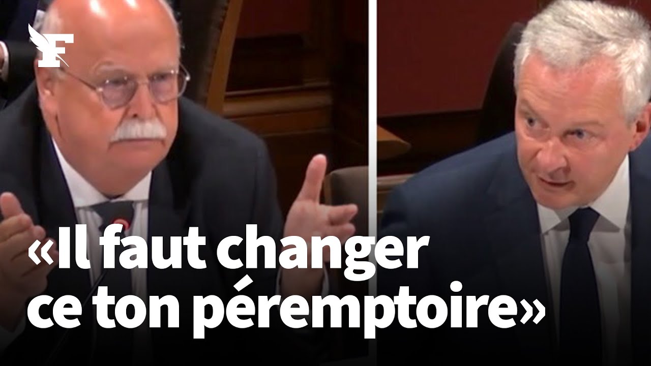 La petite leçon de morale du président de la commission des finances du Sénat à Bruno Le Maire