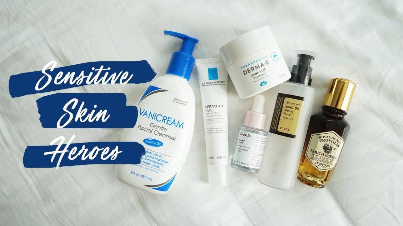 SENSITIVE SKIN HEROES ▪︎ SKINCARE ROUTINE FOR BREAKOUTS AND FUNGAL ACNE