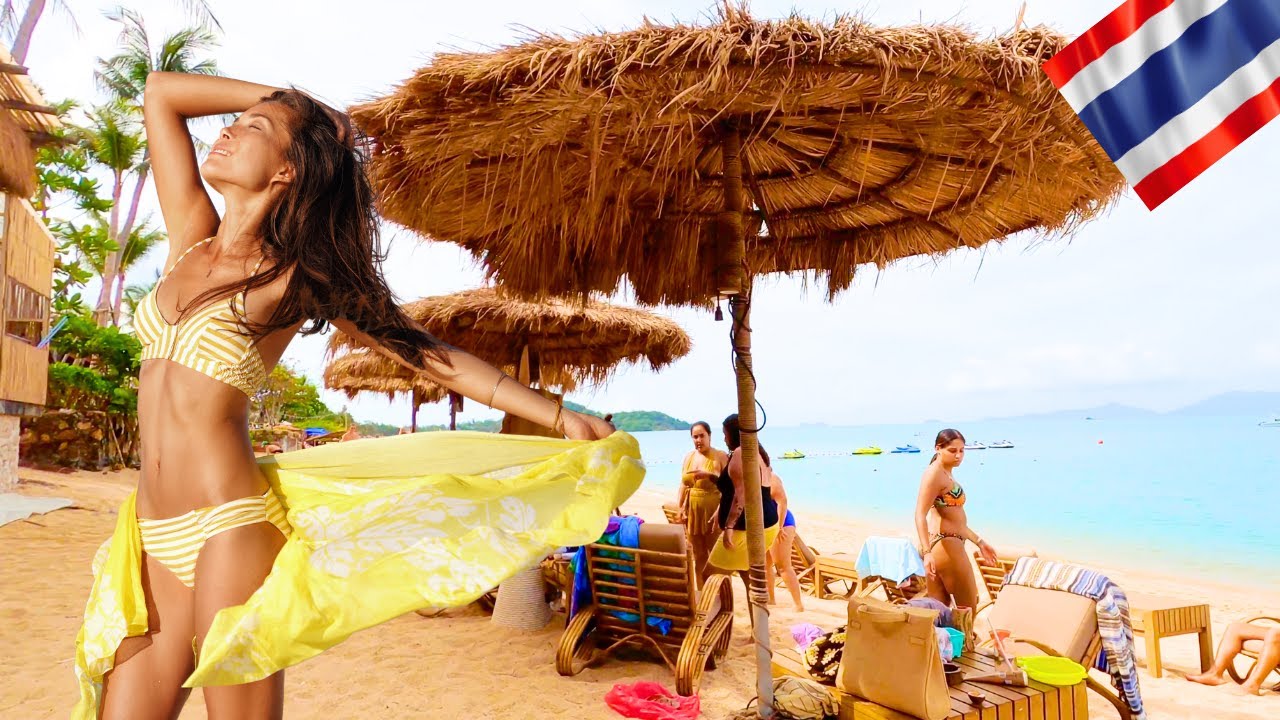 Best of Koh Samui Bophut Beach Walking Tour Thailand 2024