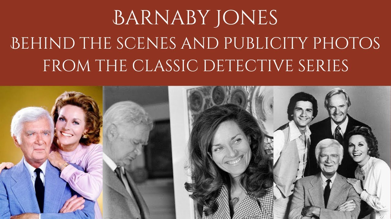 BARNABY JONES - Behind The Scenes & Publicity Photos From The Classic Television Detective Series