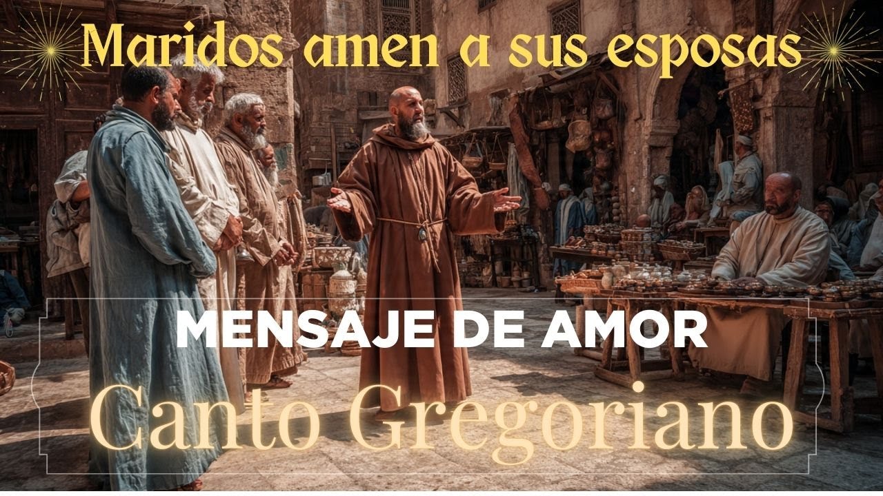 CANTO GREGORIANO: MARIDOS AMEN A SUS ESPOSA #cristo #dios #amor #paz #meditation #gregorianchant #fe