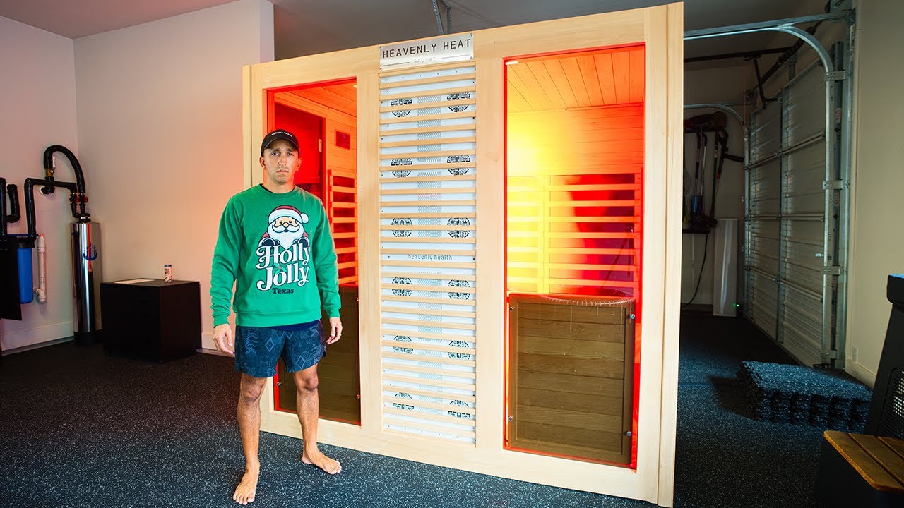 This Infrared Sauna Is INSANE (Heavenly Heat 4 Person Review)