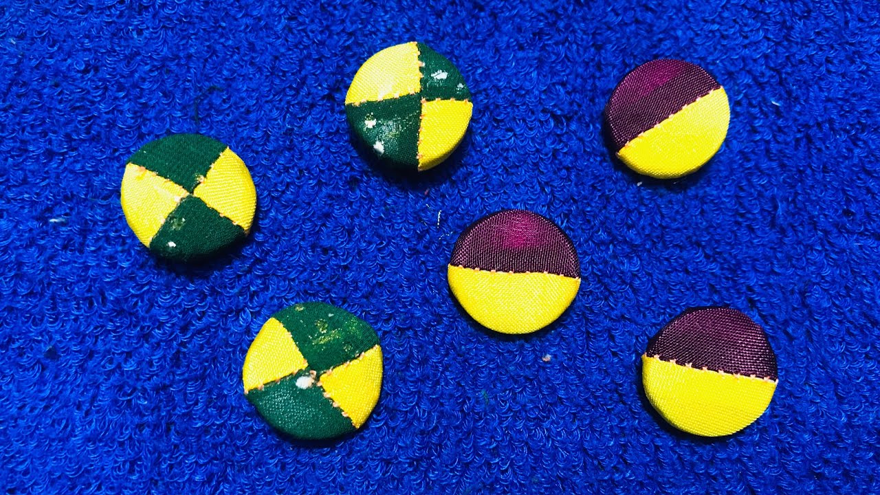 Double colour button making at home| बिना मशीन के घर पर बनाए 2 रंग के button| No use of machine |
