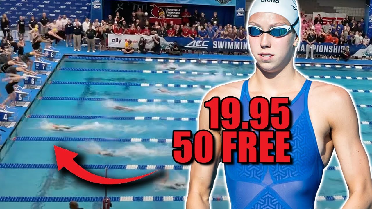 Gretchen Walsh Swims 19.95 50 Free, FASTEST WOMAN EVER