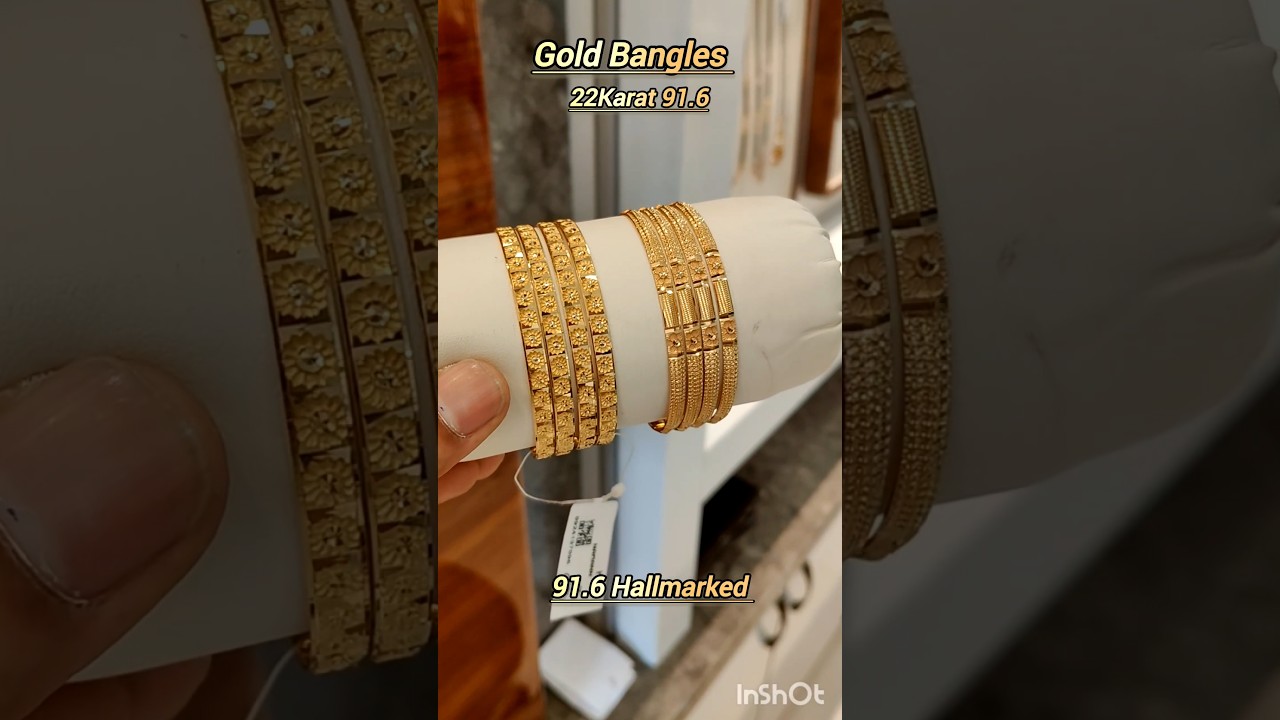 Gold bangles designs 22karat hallmarked. Daily wear gold bangles designs #goldbangles #goldenbangles