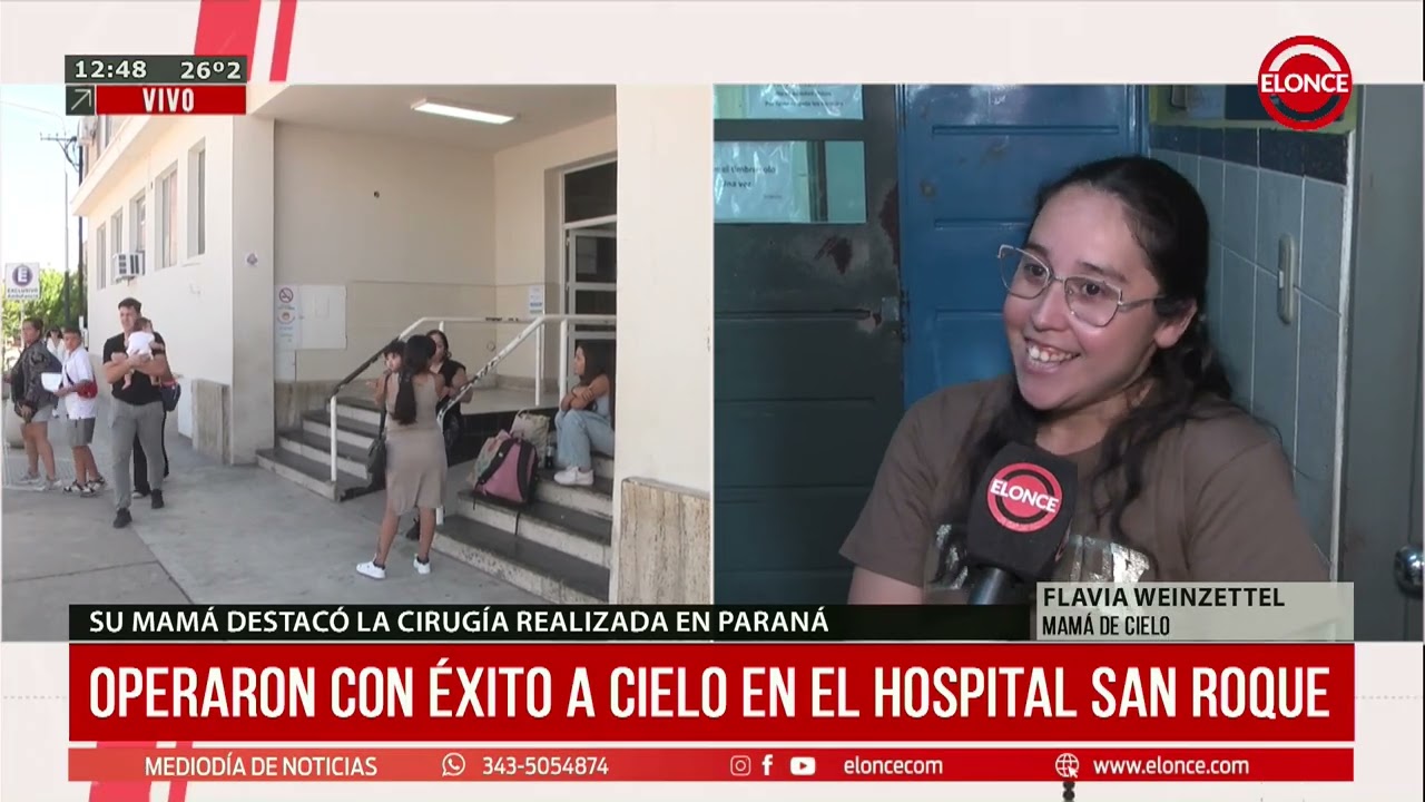 Operaron con éxito a Dulce en el Hospital San Roque - Elonce
