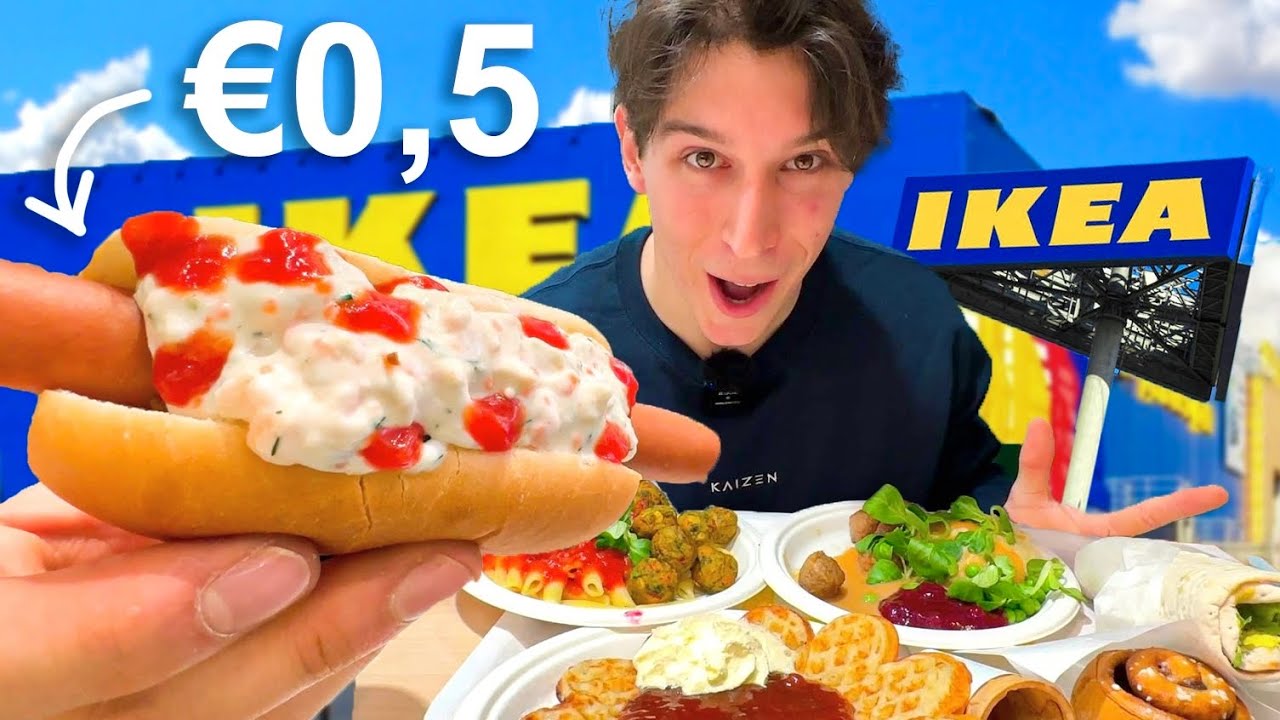 Mangio nel FastFood Ikea a Stoccolma