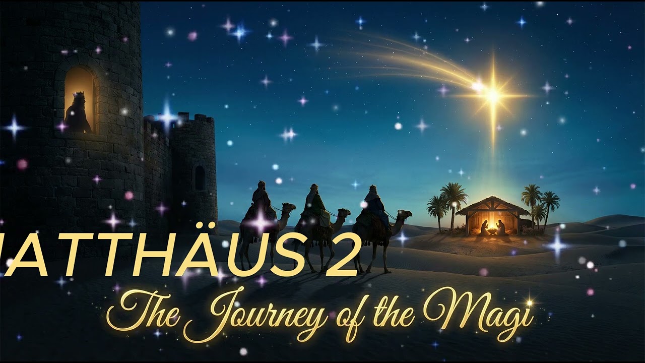 MATTHÄUS 2 | WEIHNACHTSGESCHICHTE: Von Bethlehem nach Ägypten | Flucht des Kindes Jesu 🙏✨