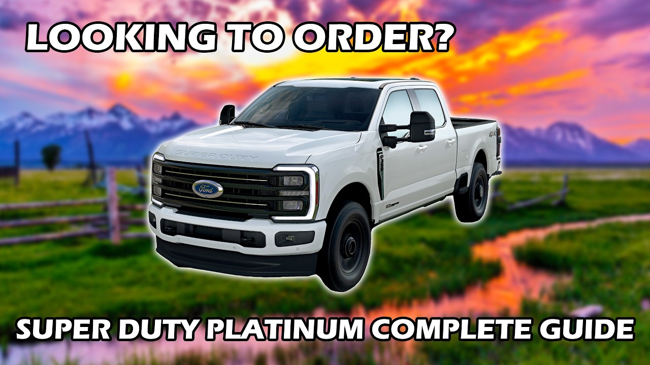 Заказ Ford Super Duty Platinum 2027 года | Все стандартные и дополнительные опции