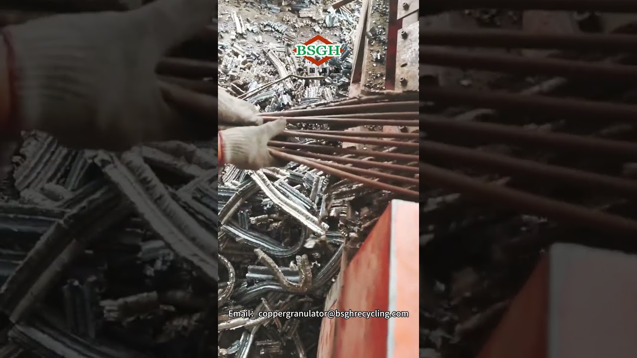 1000~4000 kg Per Day Copper Aluminum Radiator Separator Machine BS-1200P