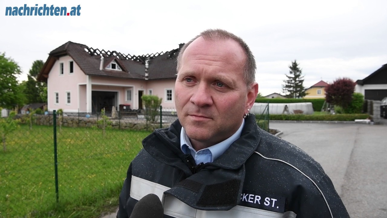 Einfamilienhaus stand in Vollbrand