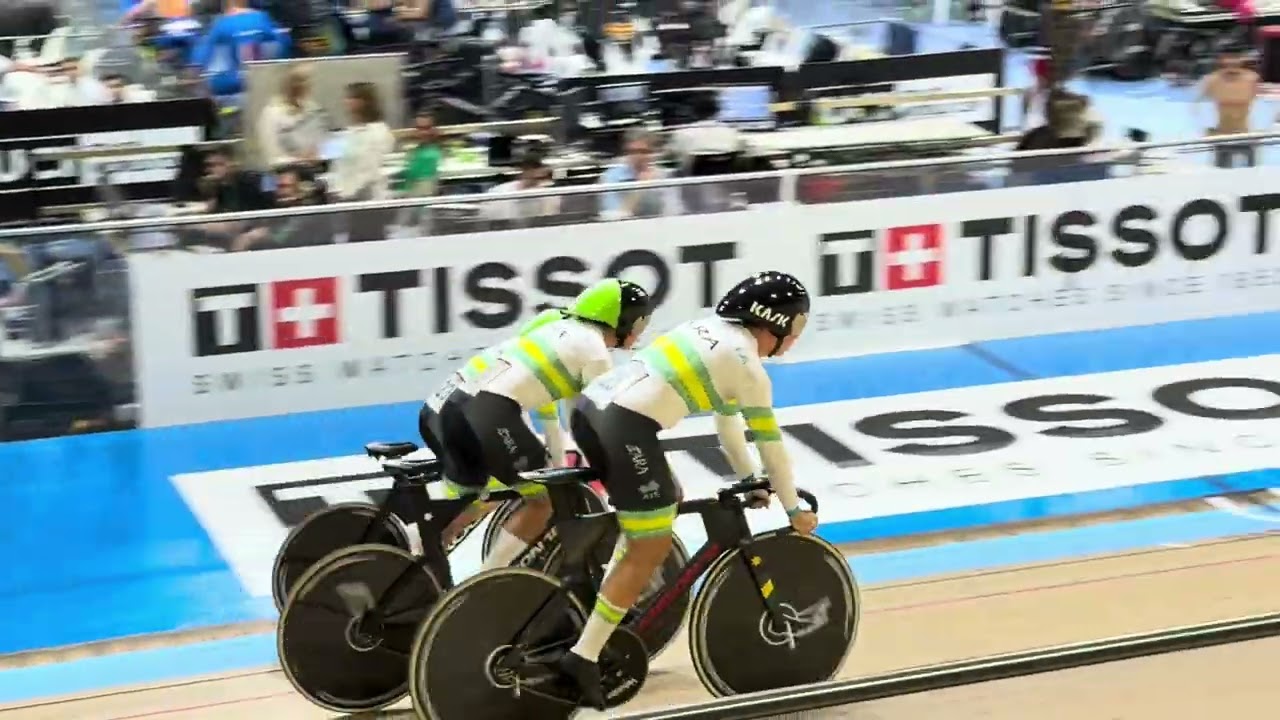 UCI Track World Cup 2026. Women's Team Sprint qualifier. Australia