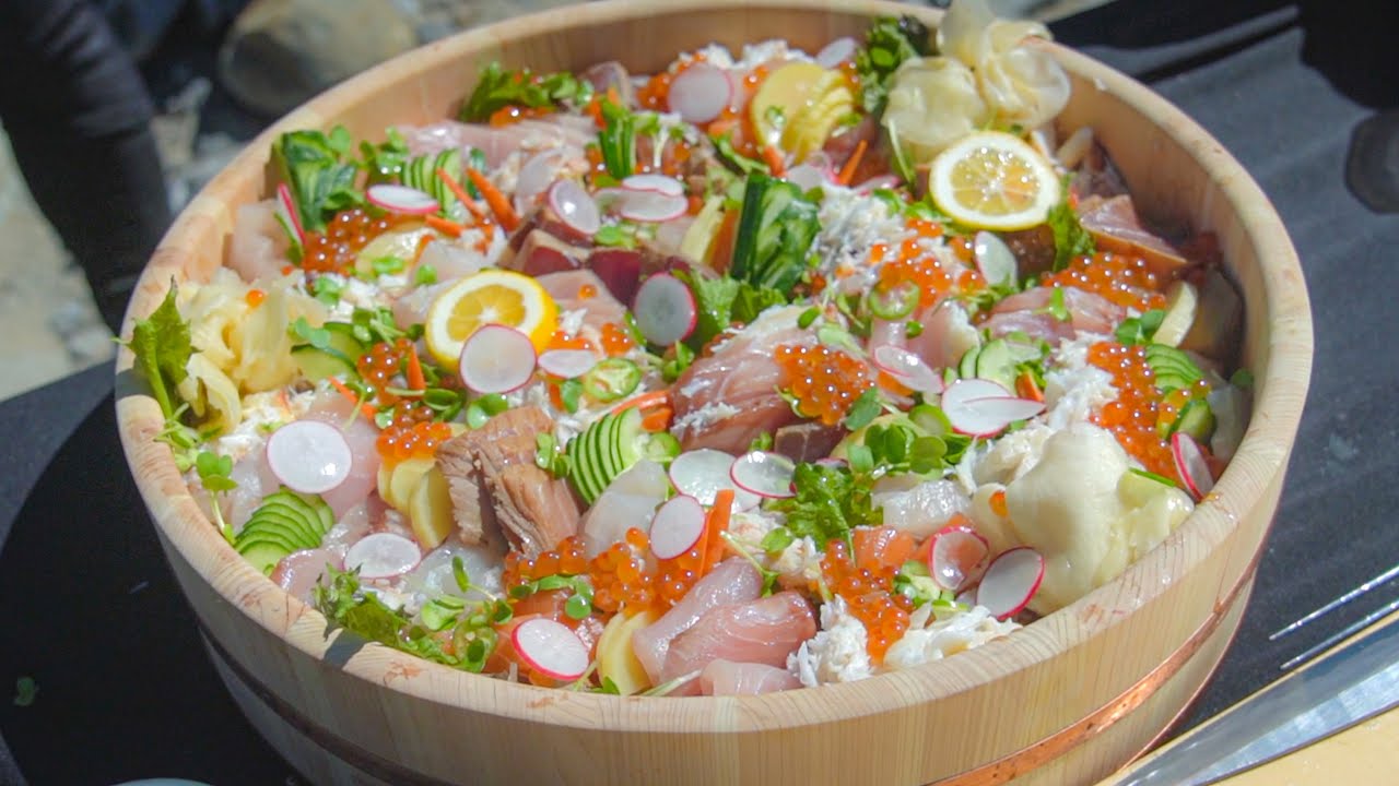 Catches of the Year Turned into EPIC SUSHI ON THE BEACH