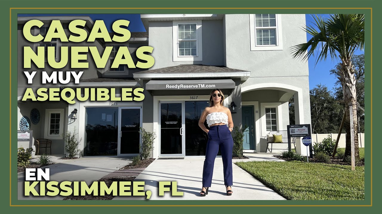 Casas NUEVAS con PRECIOS ESPECTACULARES y con los mejores INCENTIVOS en kissimmee, FL | Paola Díaz