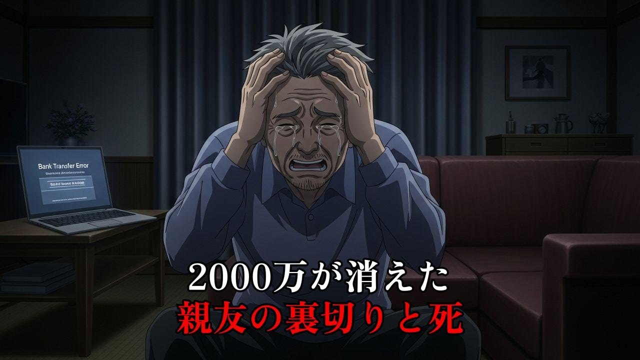 【実話】退職金2000万が1日で消滅。親友の裏切りと涙の再起