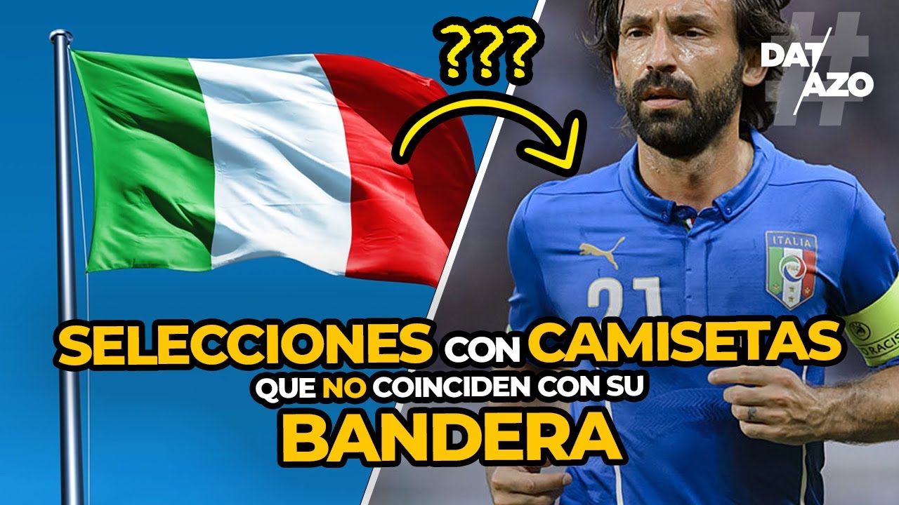 SELECCIONES con CAMISETAS sin el COLOR de su BANDERA (y por qué) | #DATAZO