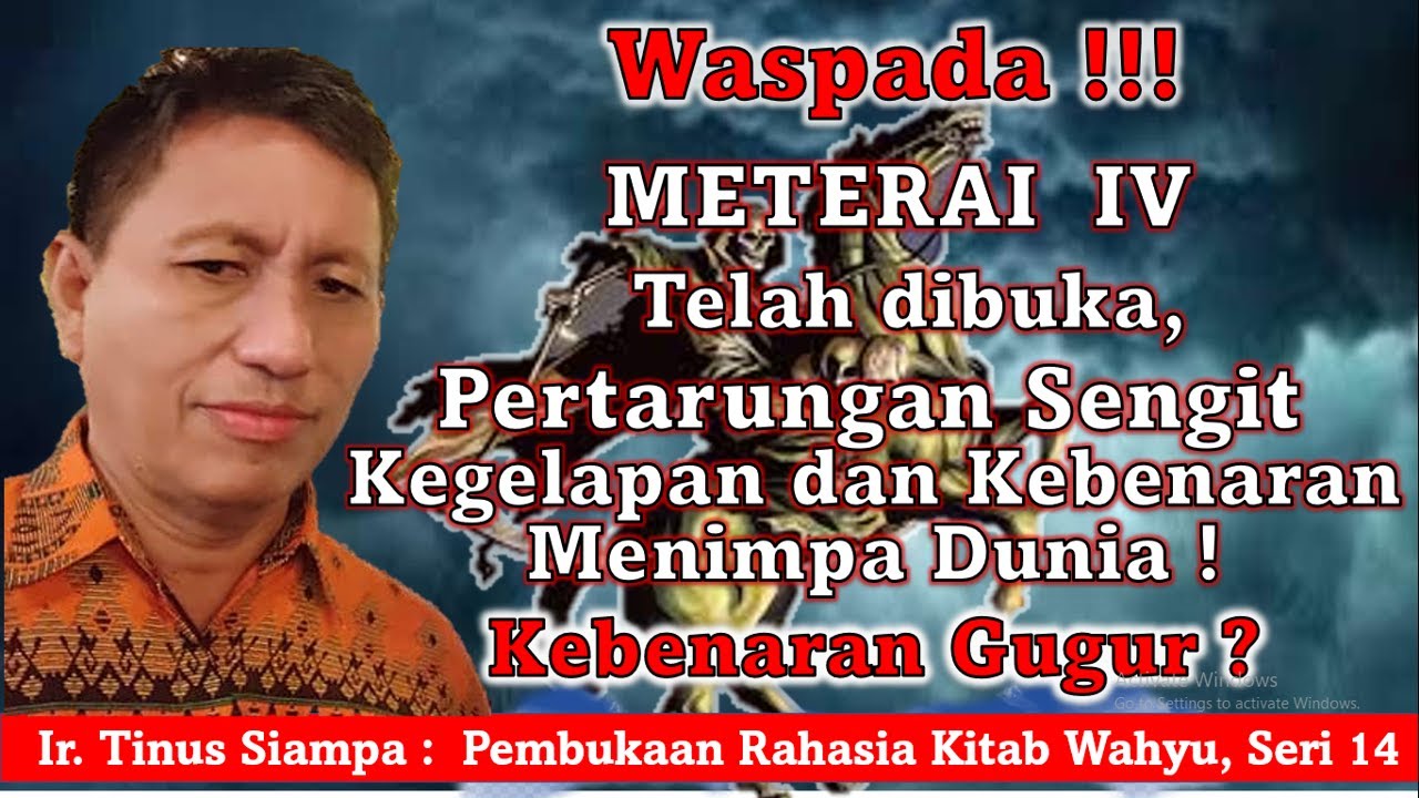 Waspadalah ! Meterai IV di Buka, Pertarungan Sengit Kegelapan dan kebenaran , Jangan Sampai Gugur