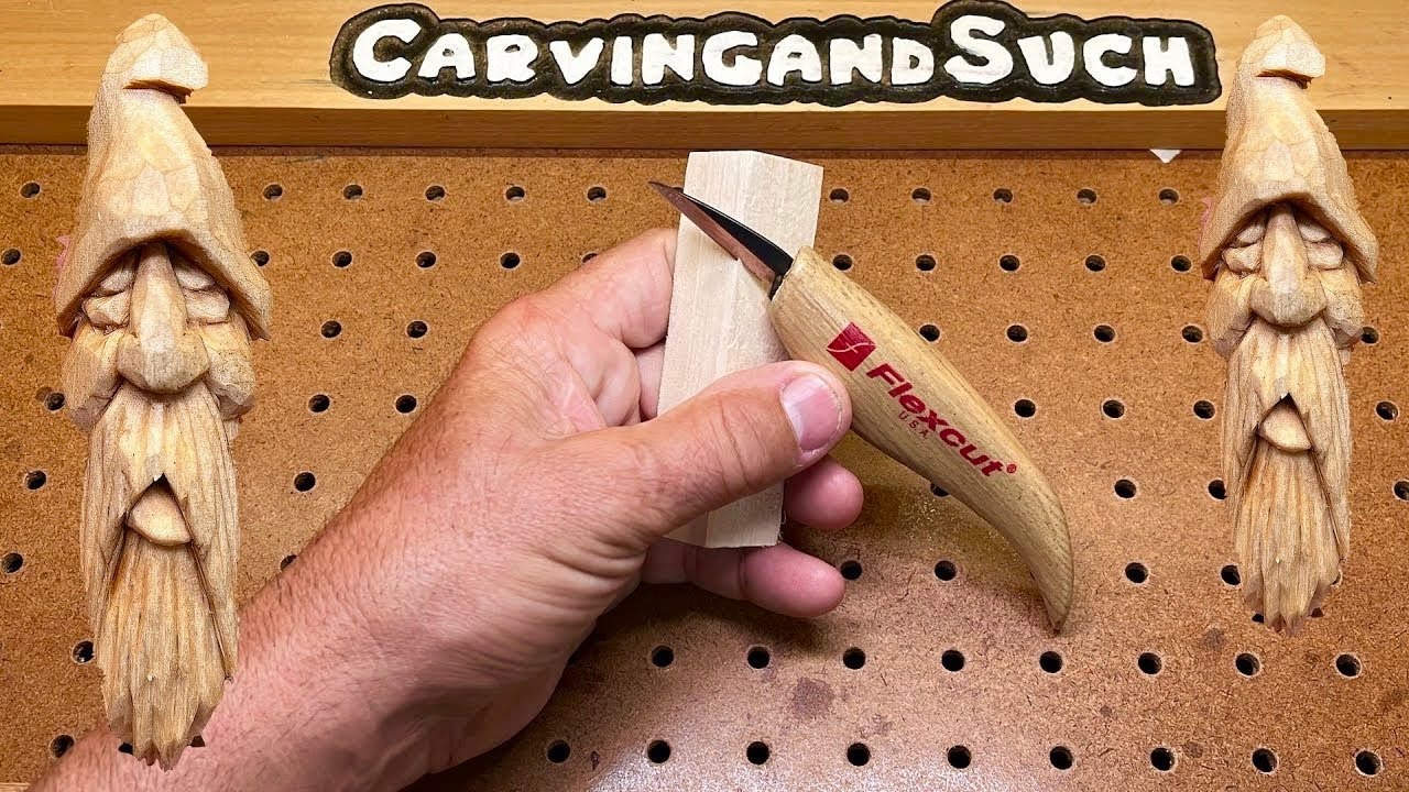 Wood carving Using hand tools - Flexcut knife&rsquo;s