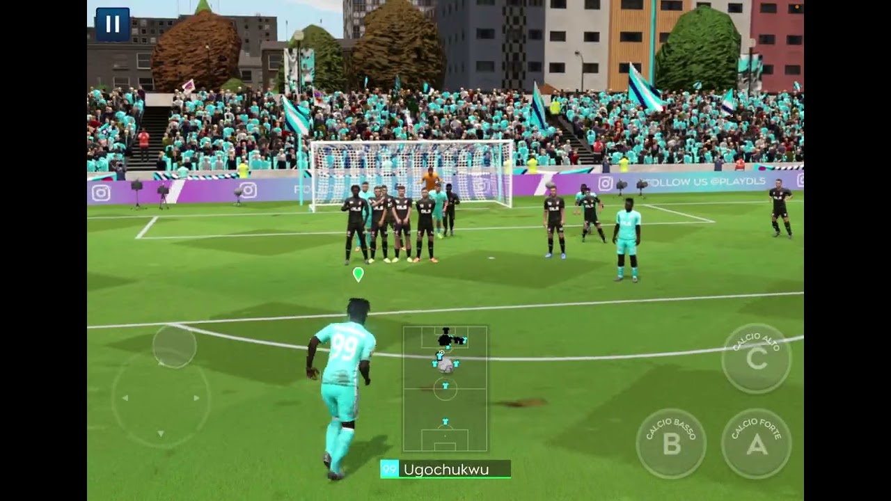 segno un gol con tutti i giocatori su dls 26