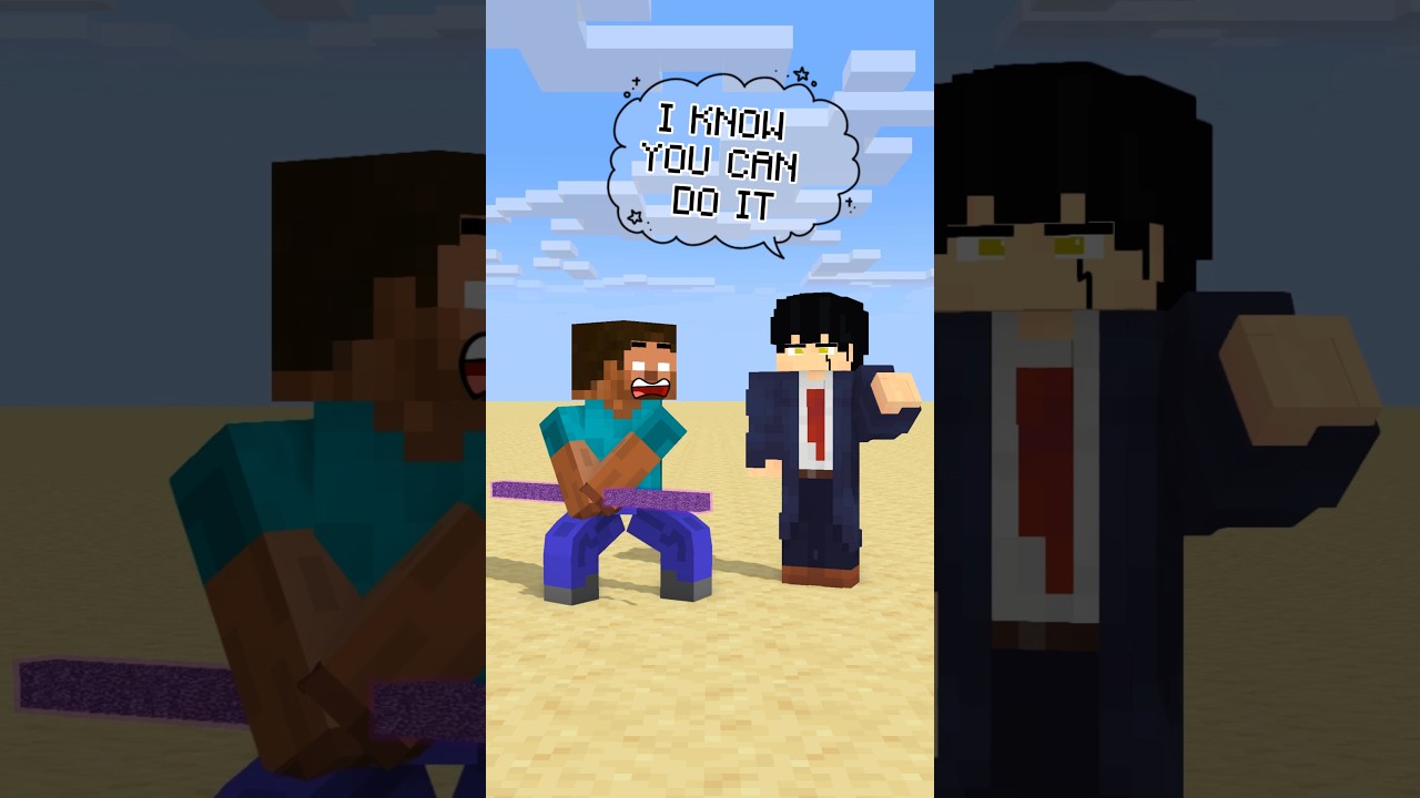 HELP Herobrine To Power Up And Throw A Stick #friendship #shorts #trending #anime