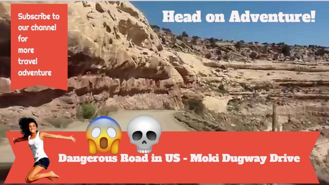 Dangerous Road in the US - Moki Dugway