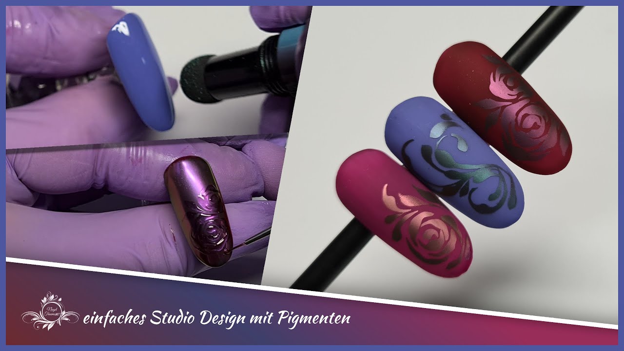 einfaches Studio Design mit Pigmenten