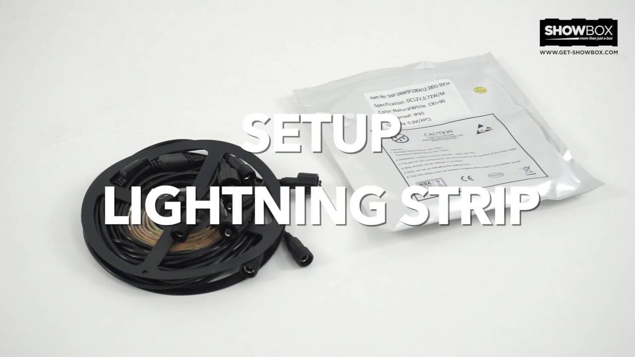 SHOWBOX Lightning Strip Einbau