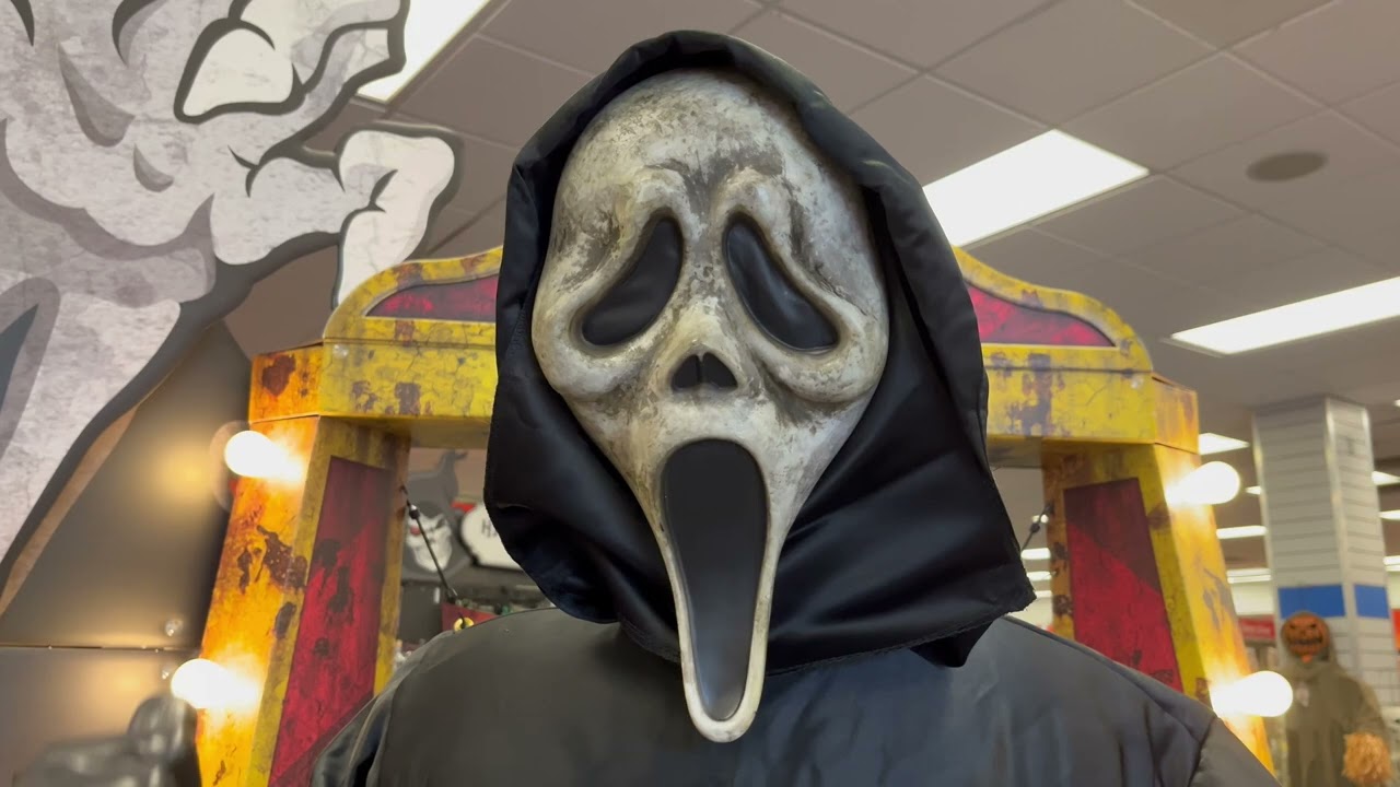 Spirit Halloween 2024: Scream VI: Deluxe GhostFace (Aged Mask and Knife)