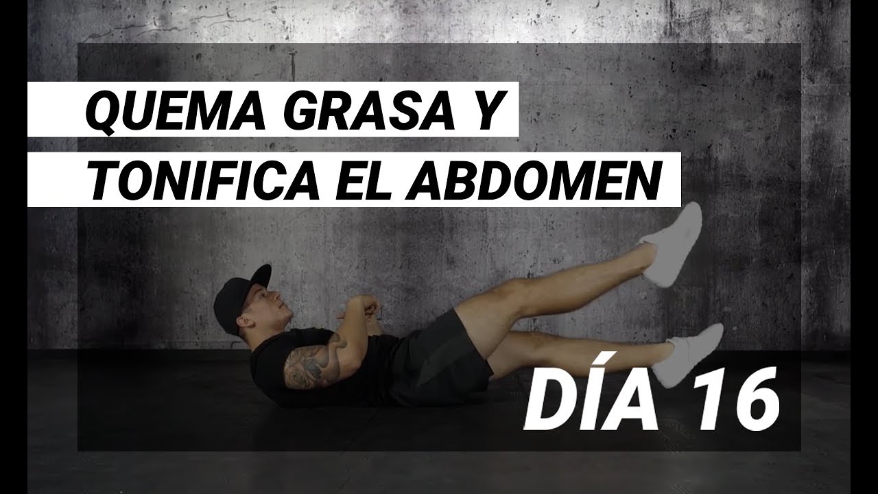 Abdomen definido y marcado - Día 16