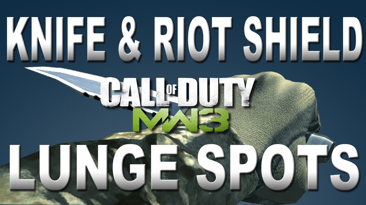 Modern Warfare 3: Knife & Riot Shield Lunge Spots