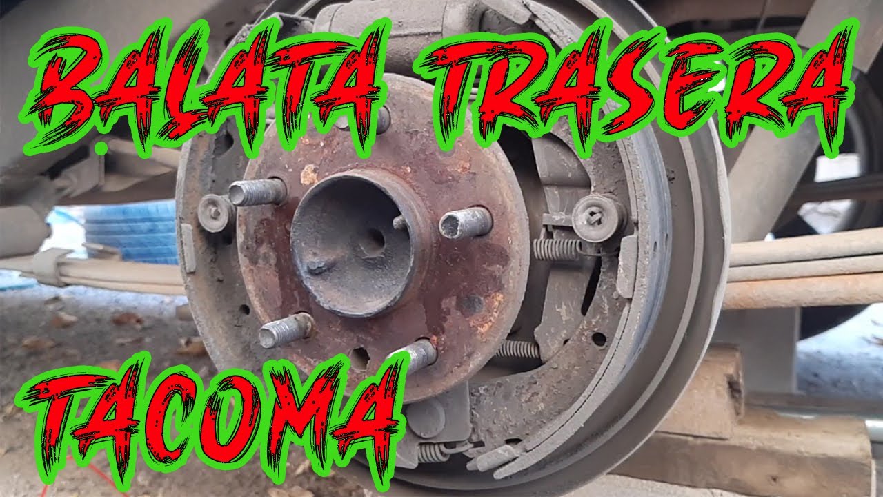 Asi cambiamos las balatas traseras de la tacoma|lalos garage|como cambiar balatas traseras de tacoma