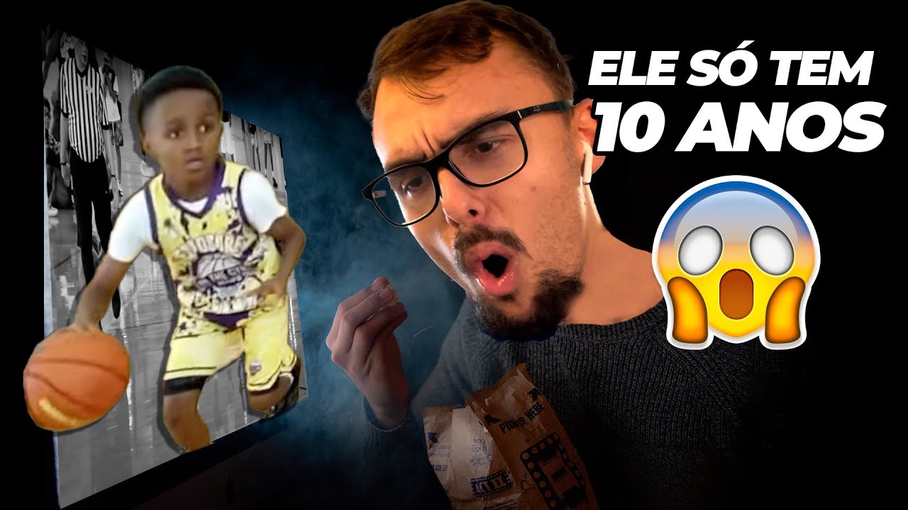 REAGINDO A CRIANÇAS PRODÍGIO JOGANDO BASQUETE