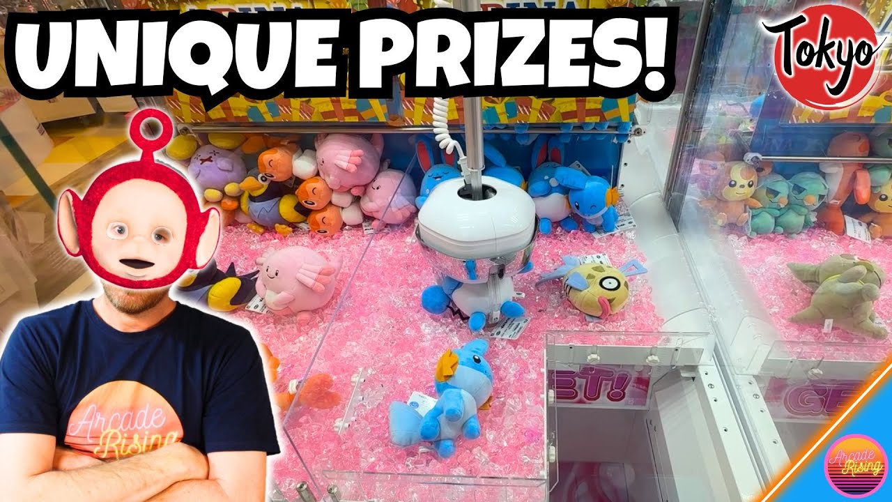 We Found a New Claw Machine Arcade in Japan with Fun and Unique Prizes!