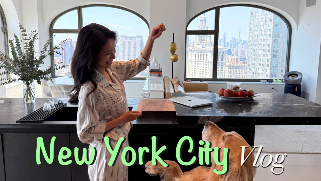 Living in NYC with my Golden Retriever | Healthy Daily Routine 