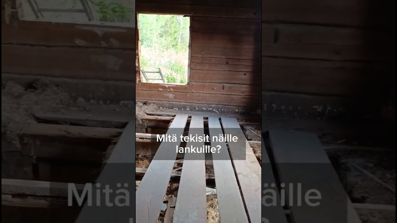 Vanha lankkulattia