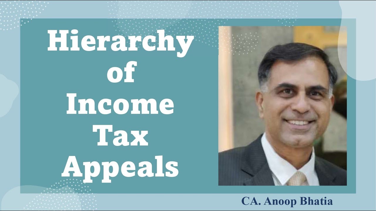 Hierarchy / Stages of Income Tax Appeals | CA Anoop Bhatia