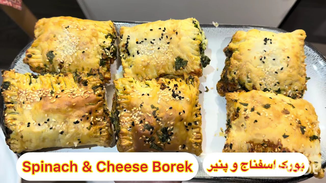 spinach & cheese borek🧀🥯🥬 بورک اسفناج پنیر مخصوص ترکیه 