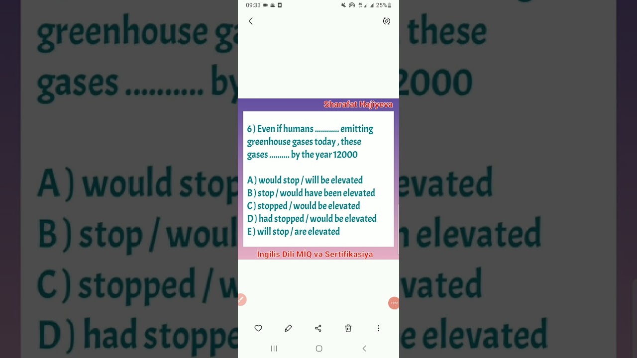 If / wish Clause test izahı / MiQ və Sertifikasiya tipli testlər  #SharafatHajiyeva #ifclause #miq
