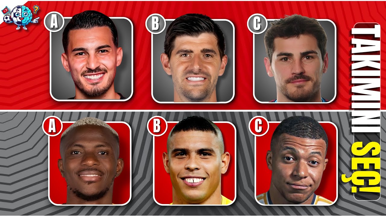 TAKIMINI SE&Ccedil;! ⚽ | FAVORİ FUTBOLCUNU SE&Ccedil; &ndash; FUTBOL TRİVİA 2025