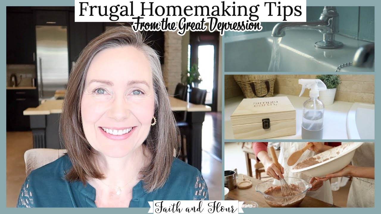 Frugal Homemaking Tips From the Great Depression | Frugal Living | Debt Free Living