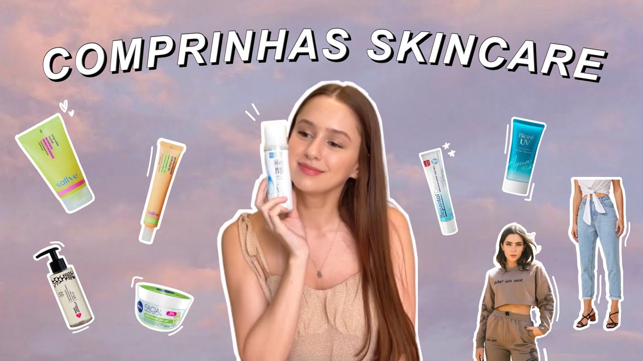 COMPRINHAS DE SKINCARE + mom jeans perfeita e moletom jade²