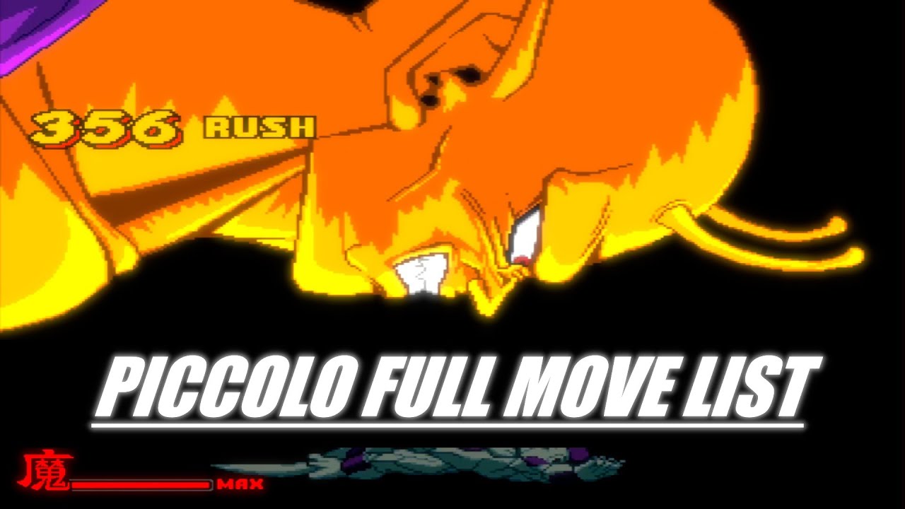 Piccolo FULL Move List | Hyper Dragon Ball Z
