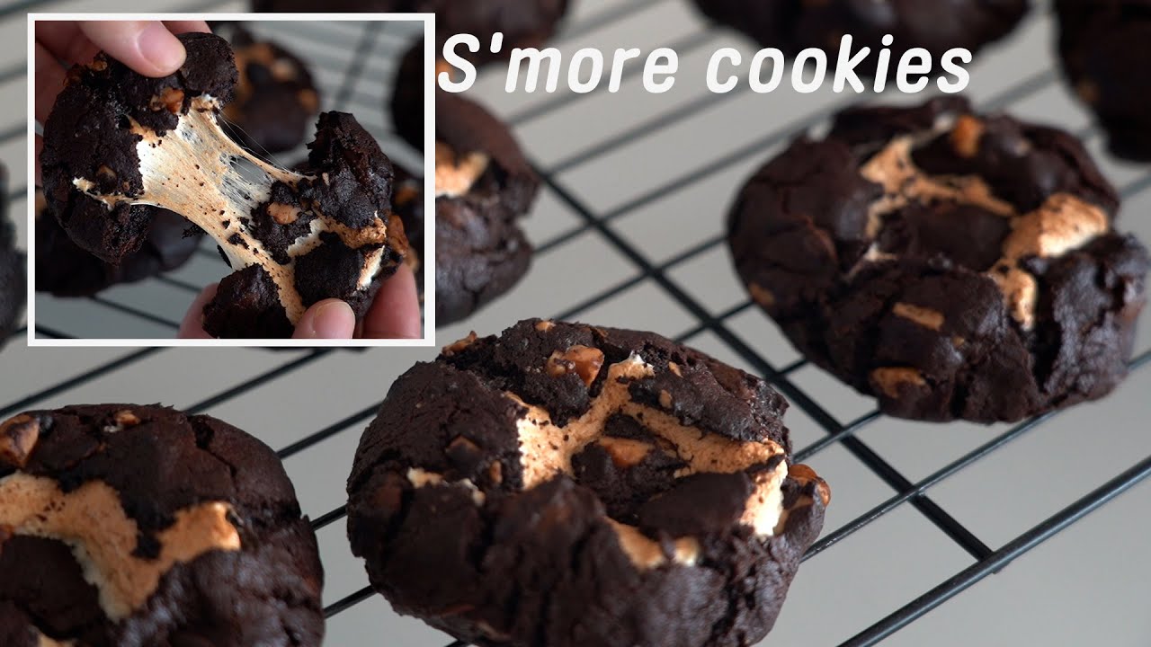 Вкусное шоколадное печенье S'more