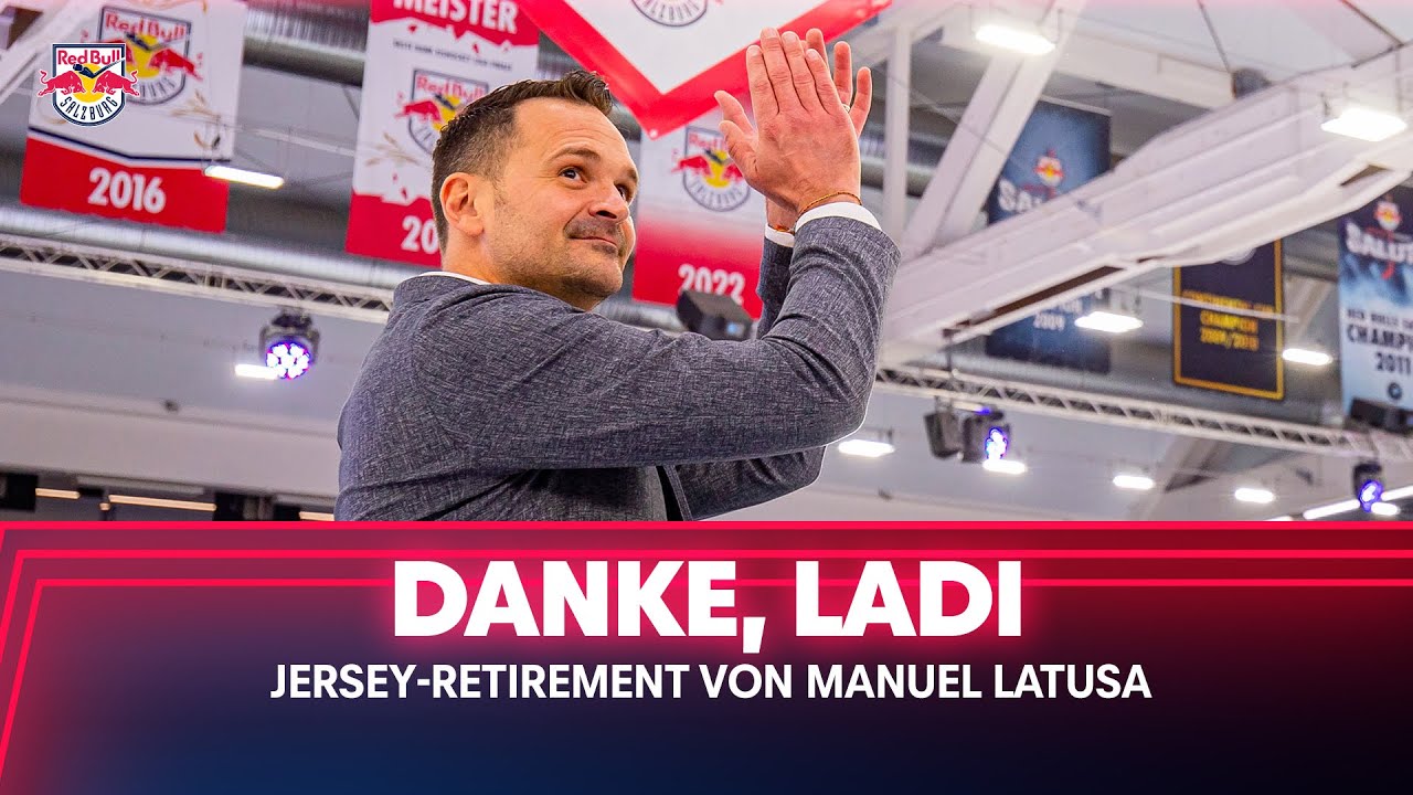 Jersey-Retirement: Bewegte Worte von Manuel Latusa | EC Red Bull Salzburg