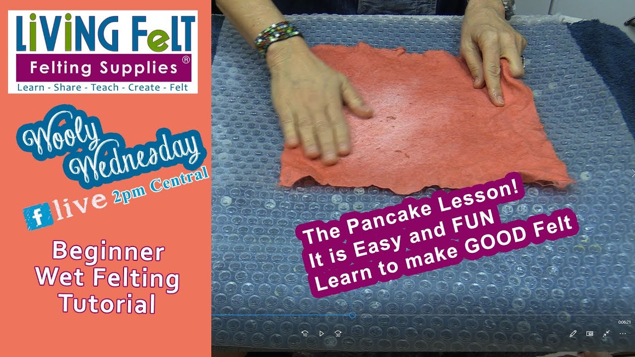 Wet Felting Tutorial: How to Wet Felt, Beginner Wet Felting Basics